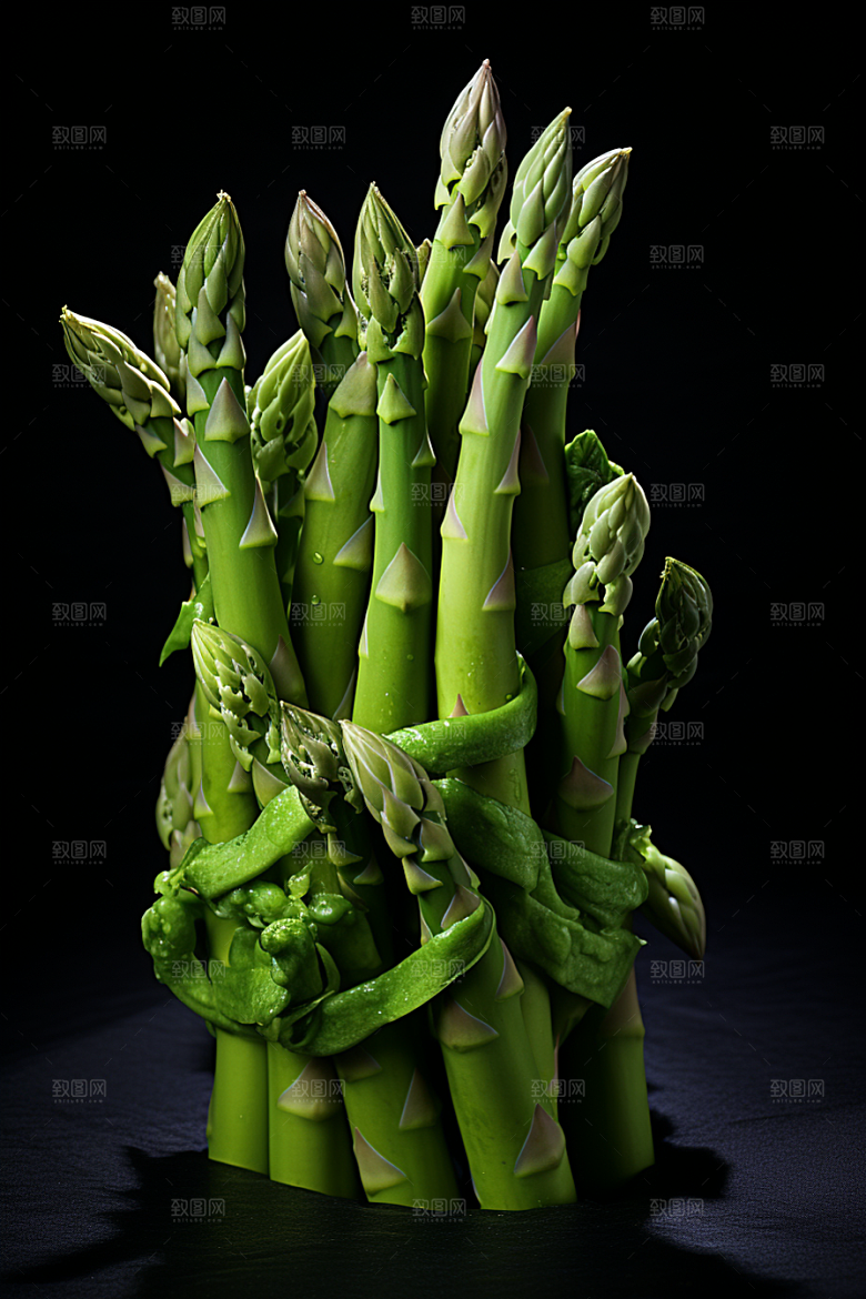 芦笋自然轻食摄影图