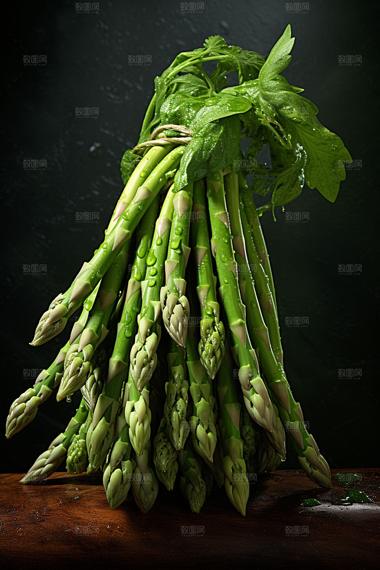 芦笋蔬菜食材摄影图