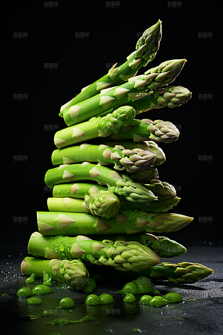 芦笋蔬菜食材摄影图