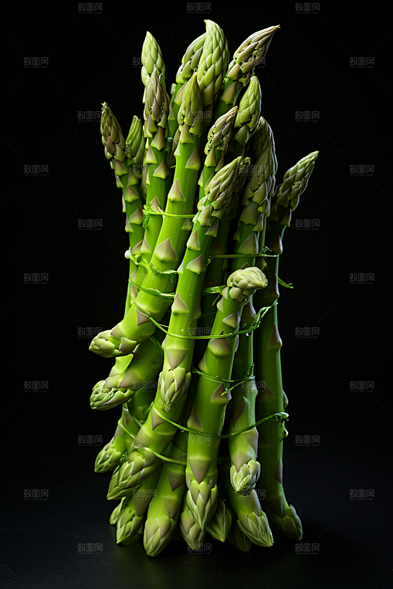 芦笋健康食品轻食摄影图