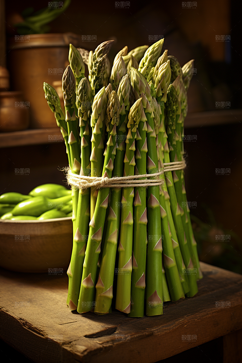 芦笋蔬菜健康食品摄影图