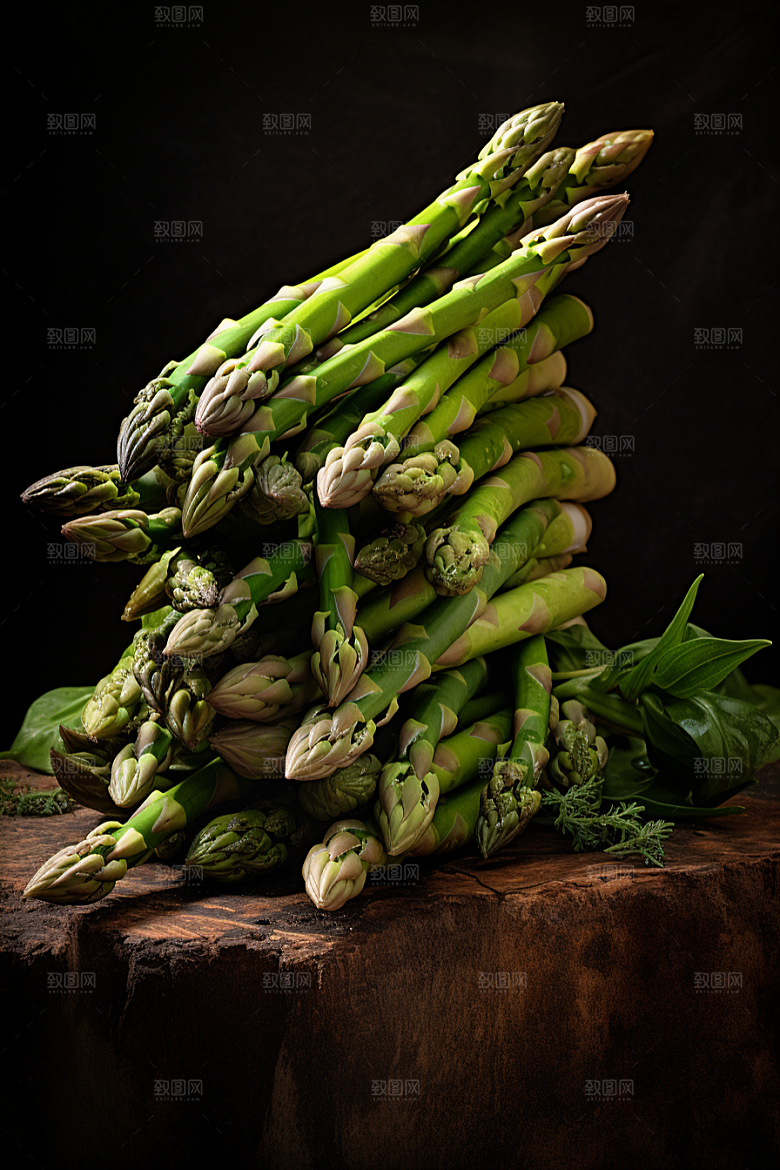 芦笋高清轻食摄影图