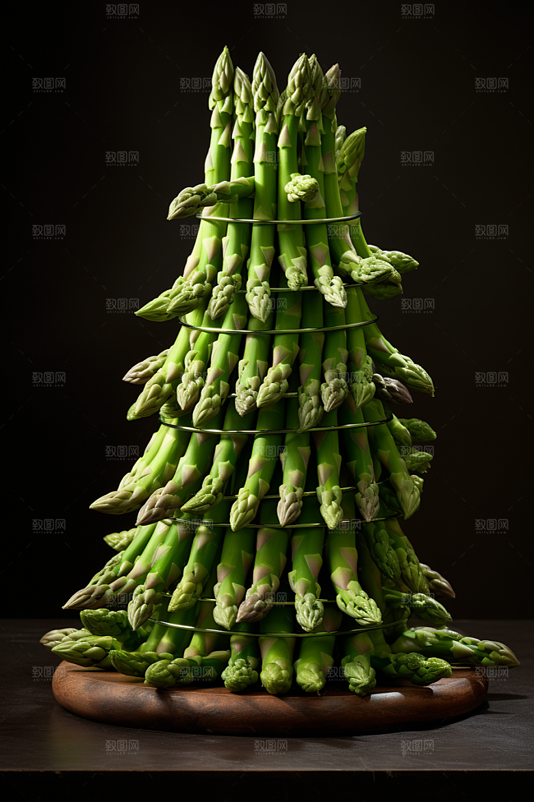 芦笋自然轻食摄影图