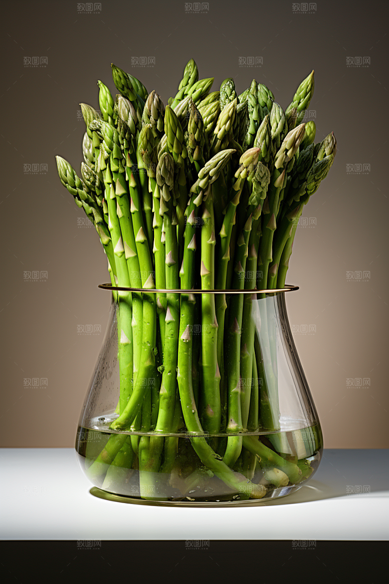 芦笋轻食轻食摄影图