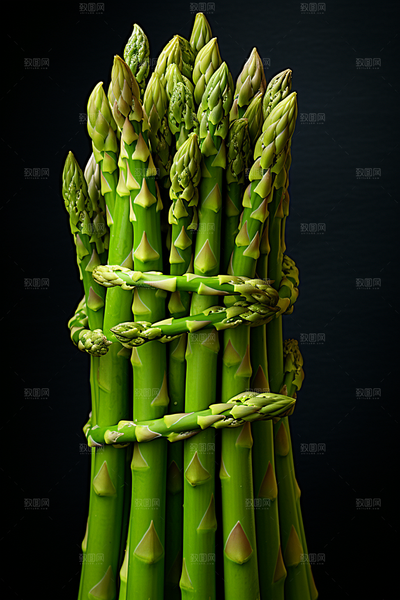 芦笋轻食高清摄影图