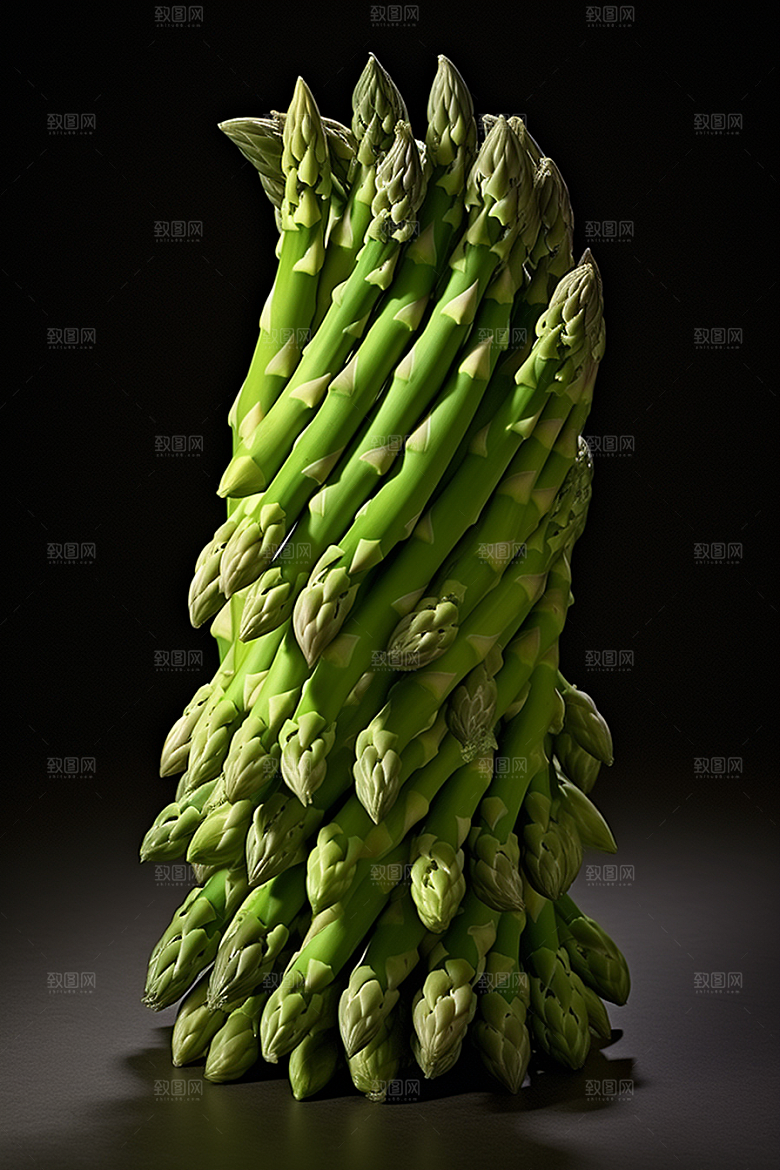 芦笋蔬菜轻食摄影图