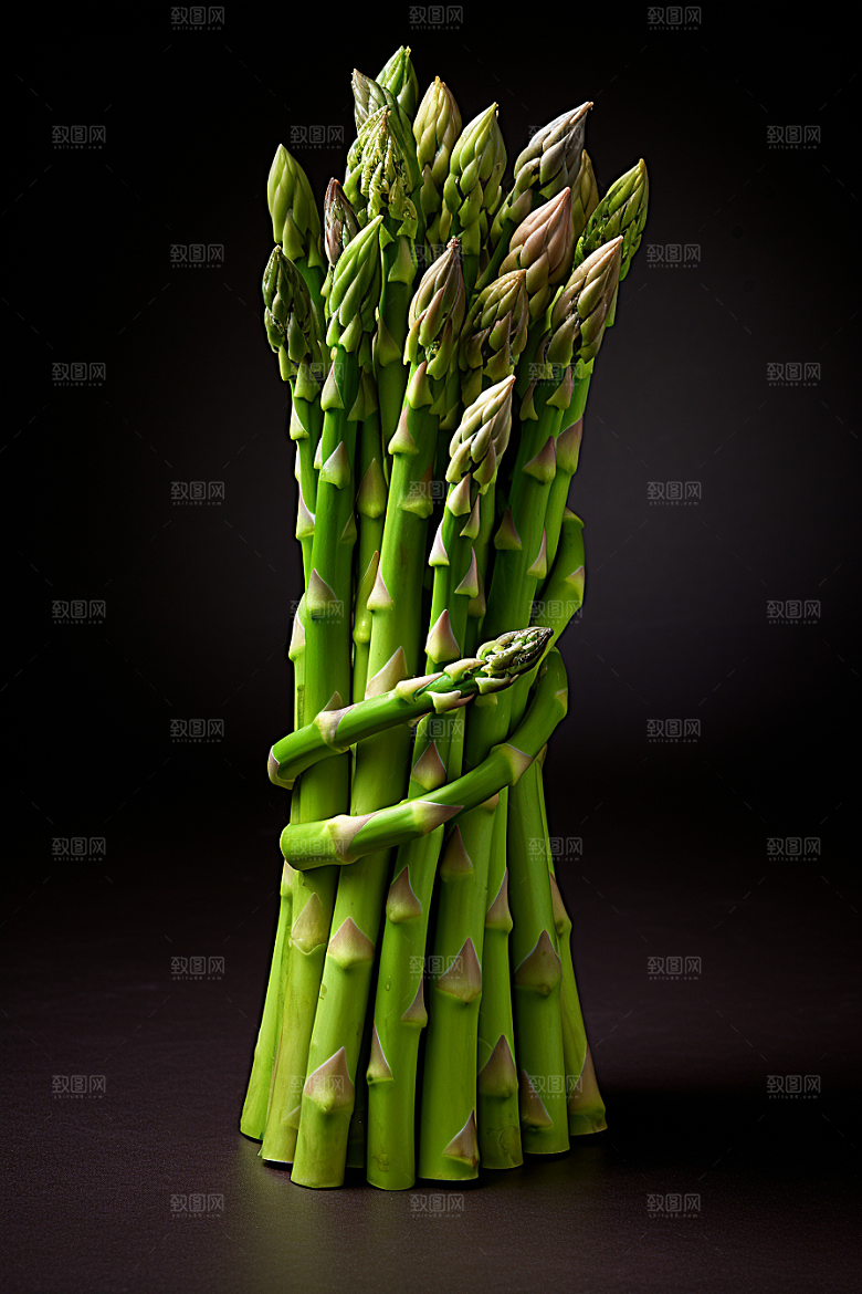 芦笋轻食蔬菜摄影图