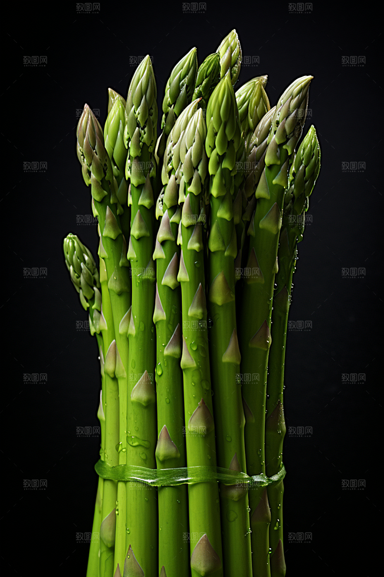 芦笋健康食品食材摄影图