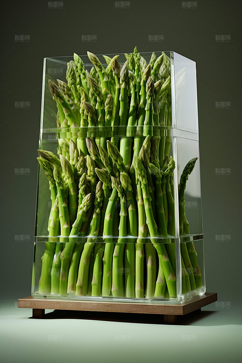 芦笋健康食品绿色摄影图