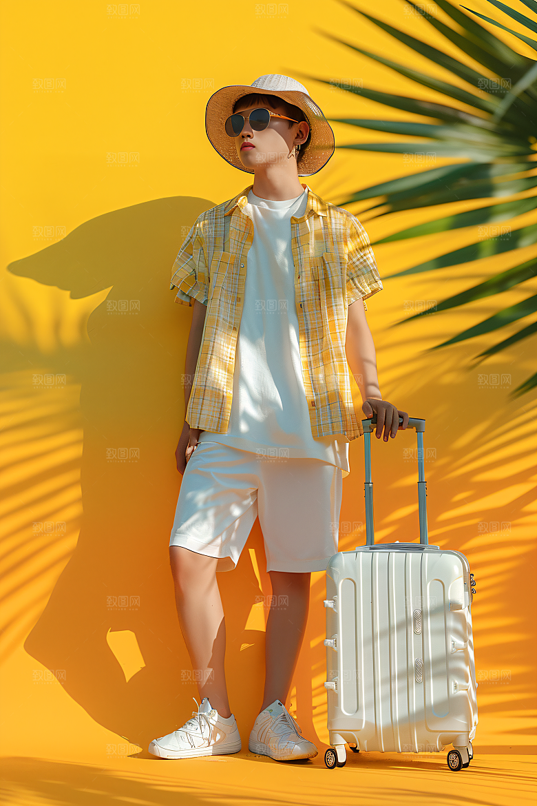 旅行人物高清自然摄影图