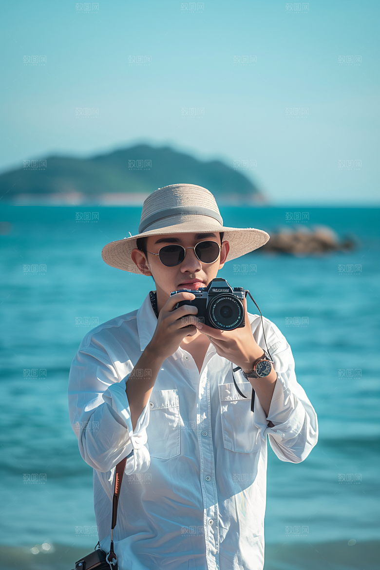 旅行人物小长假高清摄影图