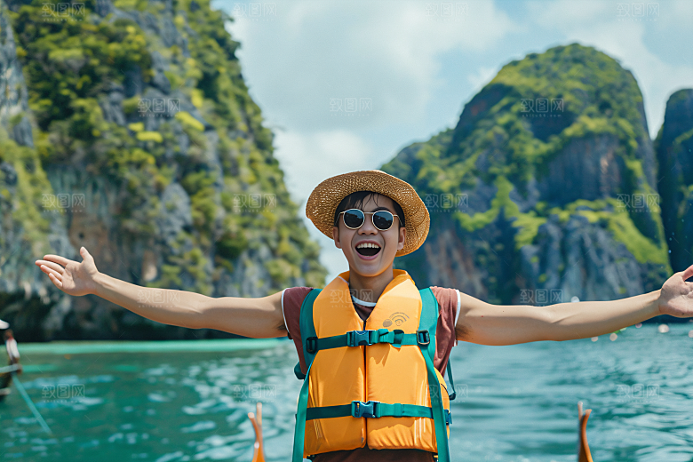 旅行人物自然度假摄影图
