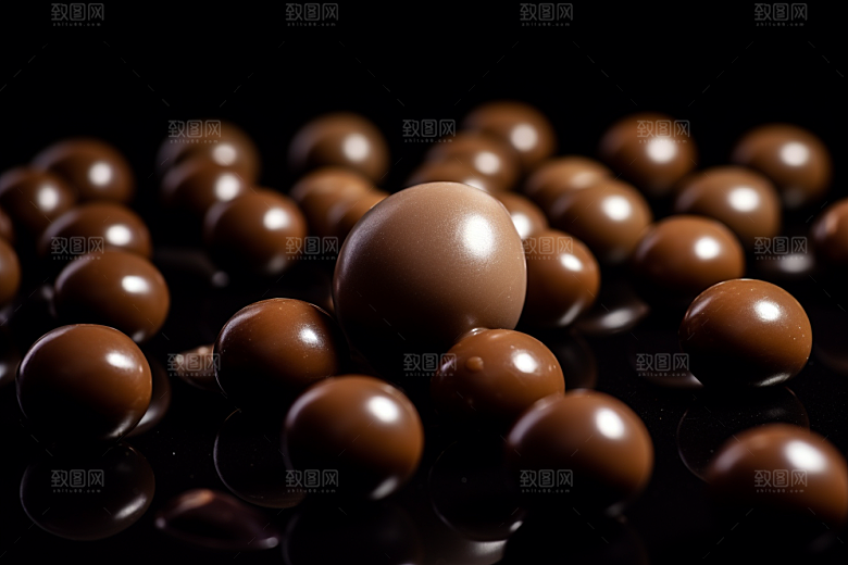 麦丽素零食香浓摄影图