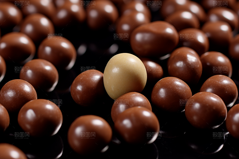 麦丽素零食美味摄影图