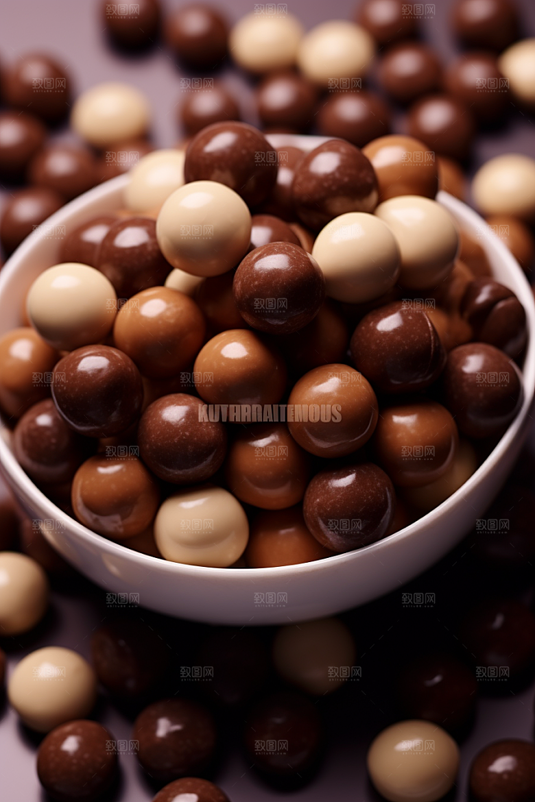 麦丽素零食丝滑摄影图