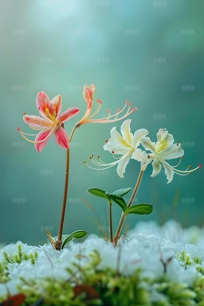 彼岸花特写优雅摄影图