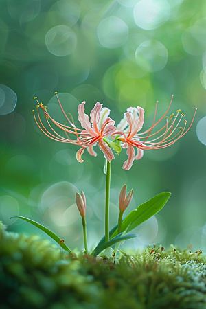 彼岸花高清花卉摄影图
