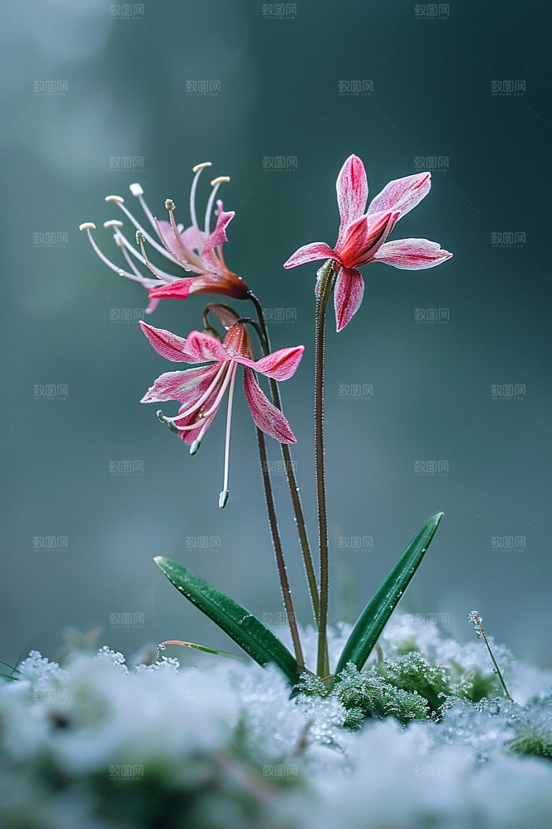 彼岸花特写花朵摄影图