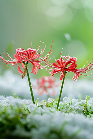 彼岸花花卉植物摄影图