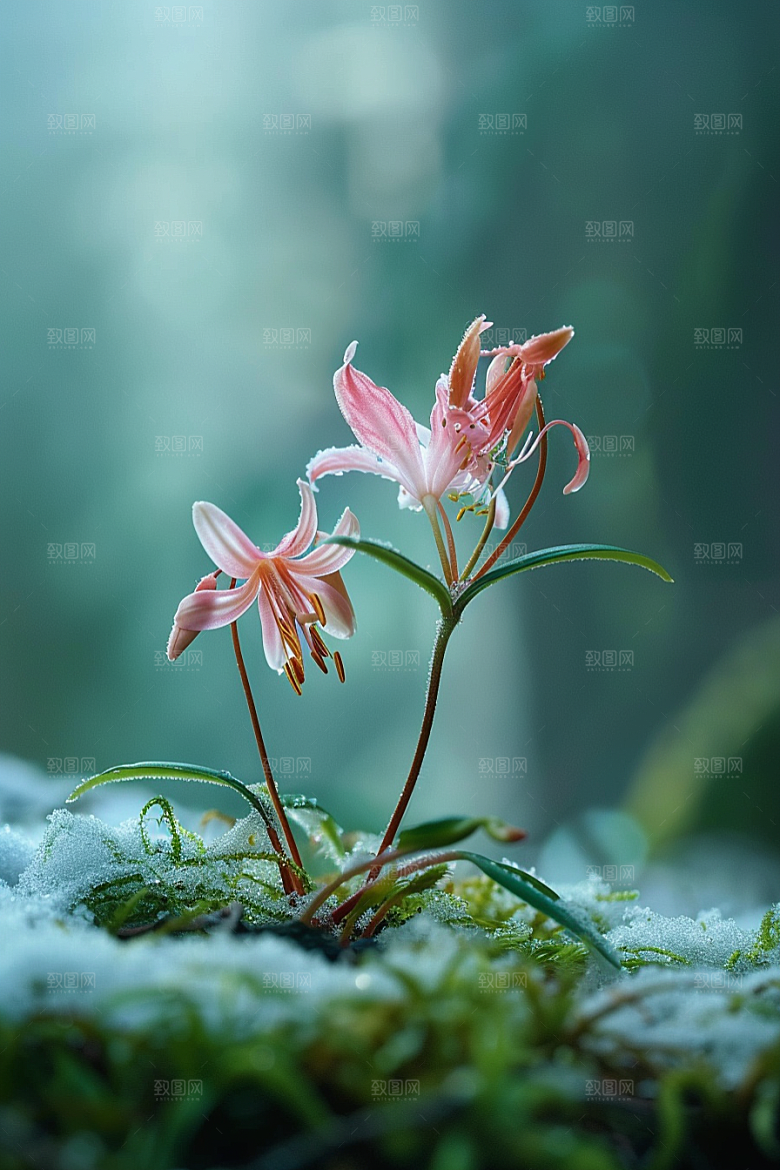 彼岸花优雅特写摄影图