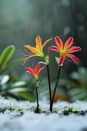 彼岸花自然花朵摄影图