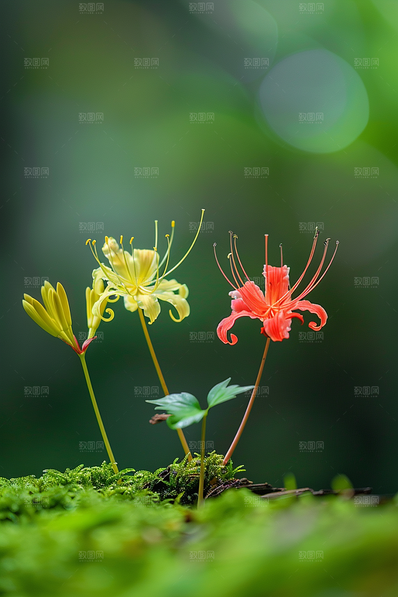 彼岸花冥界之花花卉摄影图
