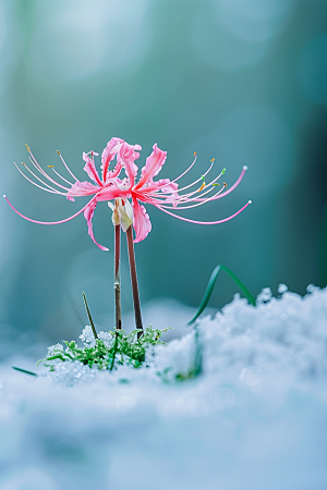 彼岸花唯美冥界之花摄影图