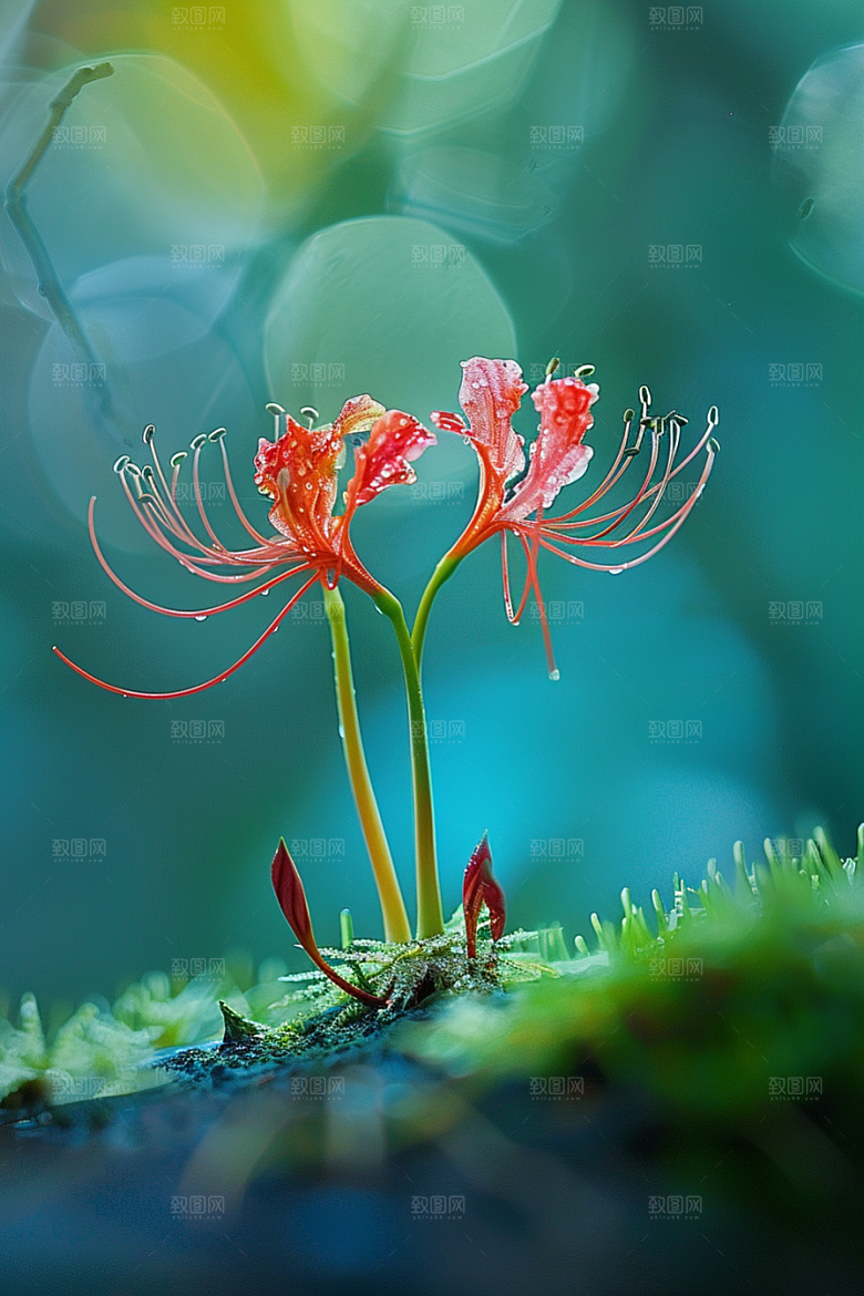 彼岸花花卉植物摄影图