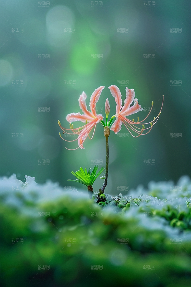 彼岸花曼殊沙华花朵摄影图