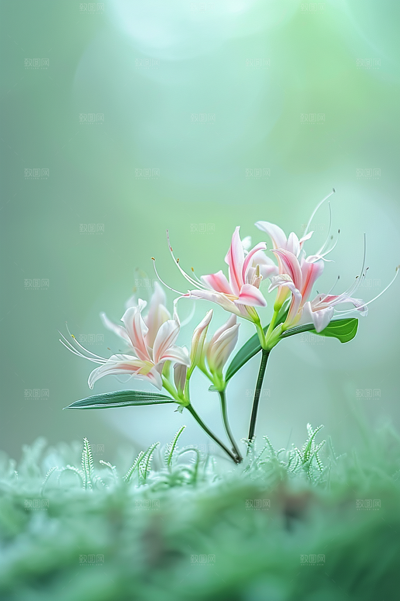 彼岸花植物特写摄影图