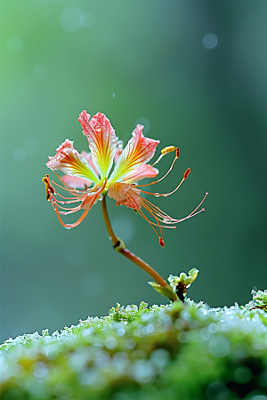 彼岸花自然植物摄影图