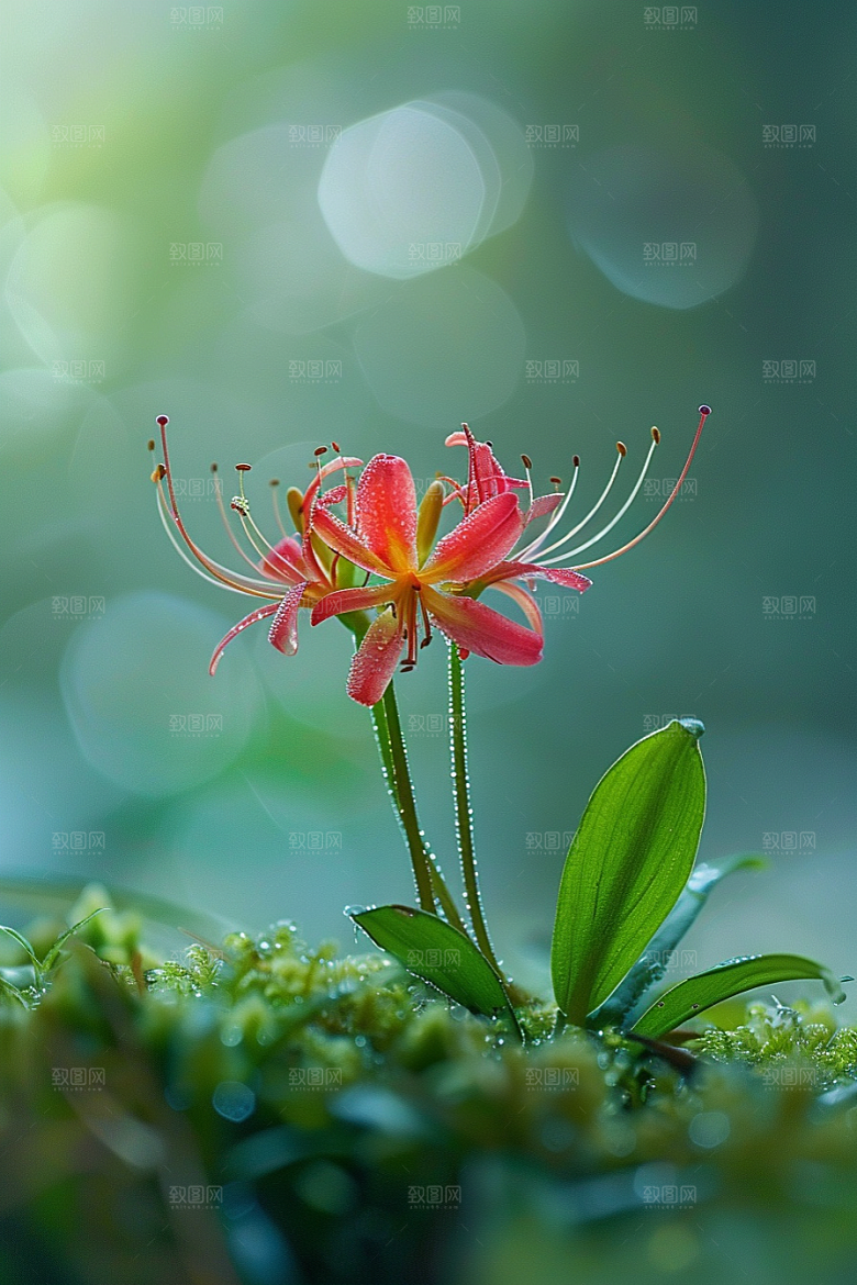 彼岸花曼殊沙华冥界之花摄影图