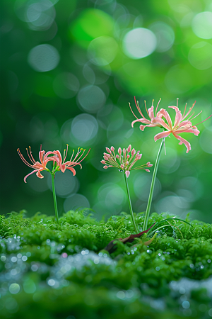 彼岸花特写自然摄影图