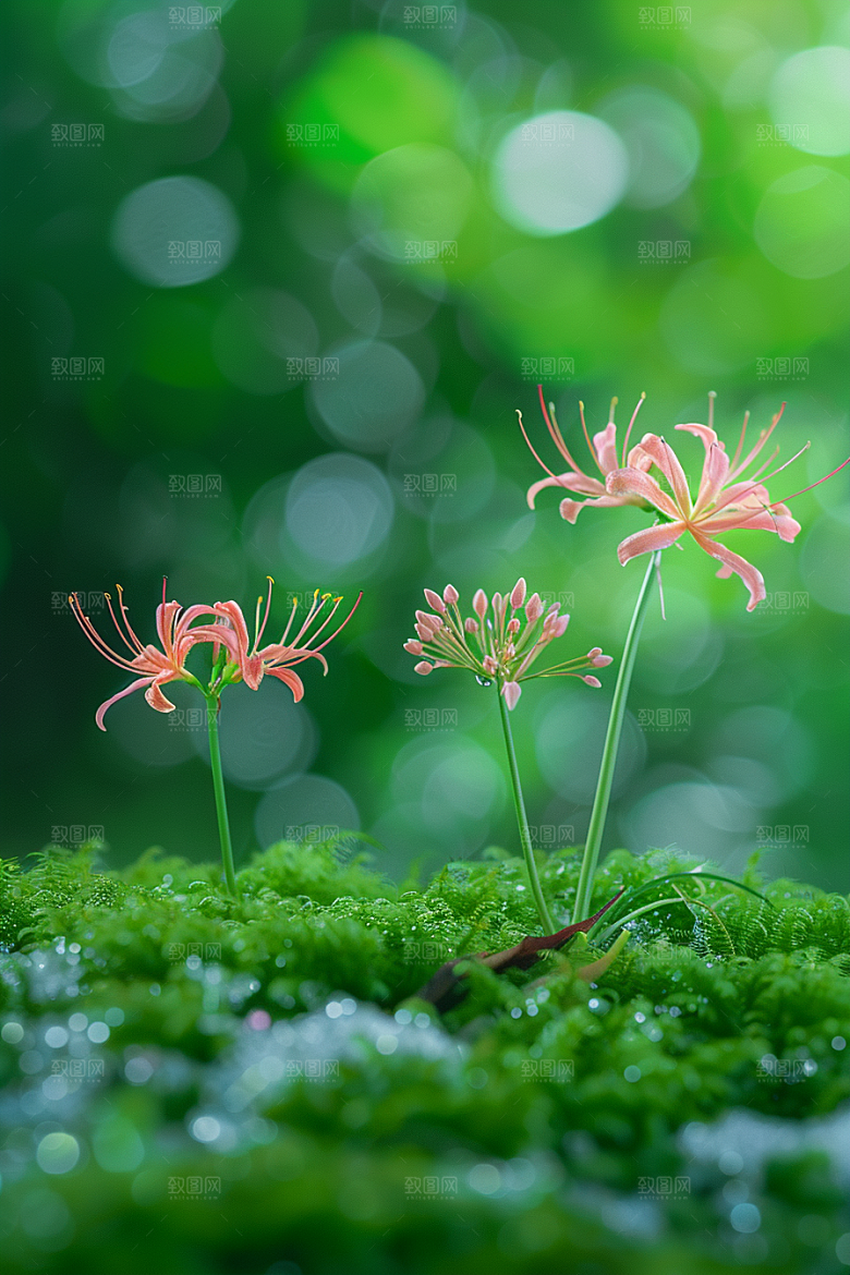 彼岸花特写自然摄影图
