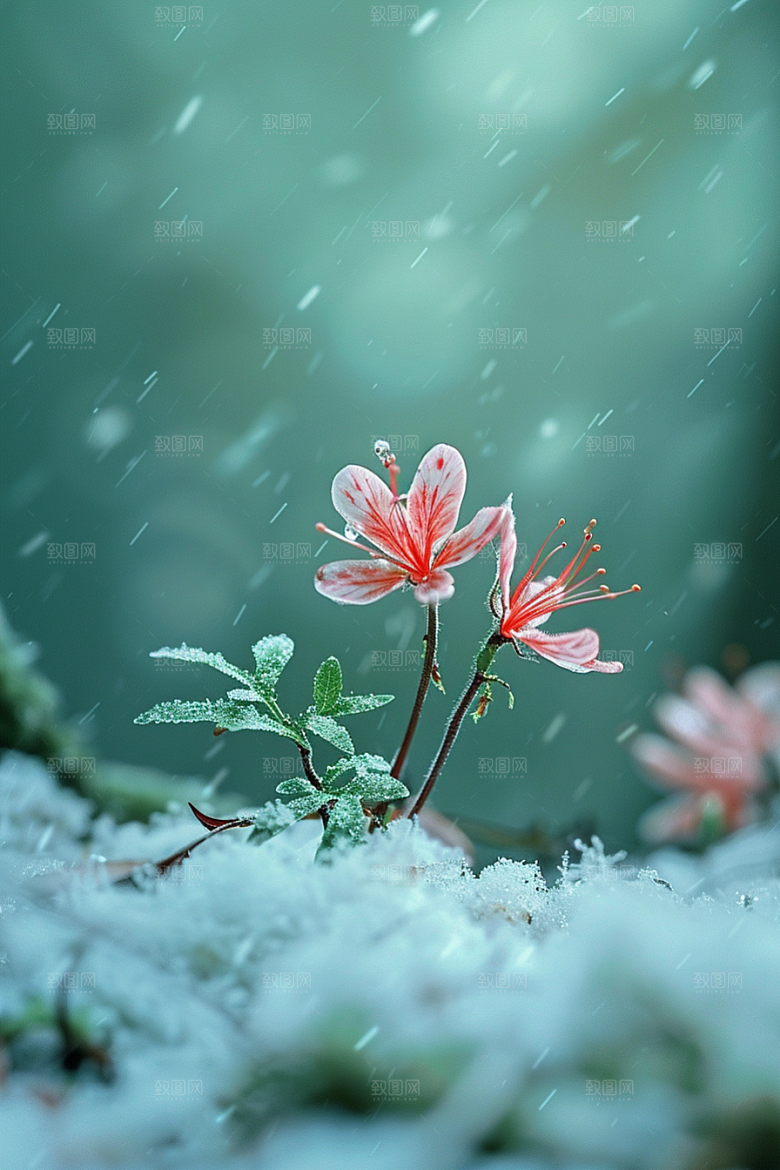 彼岸花石蒜初夏摄影图