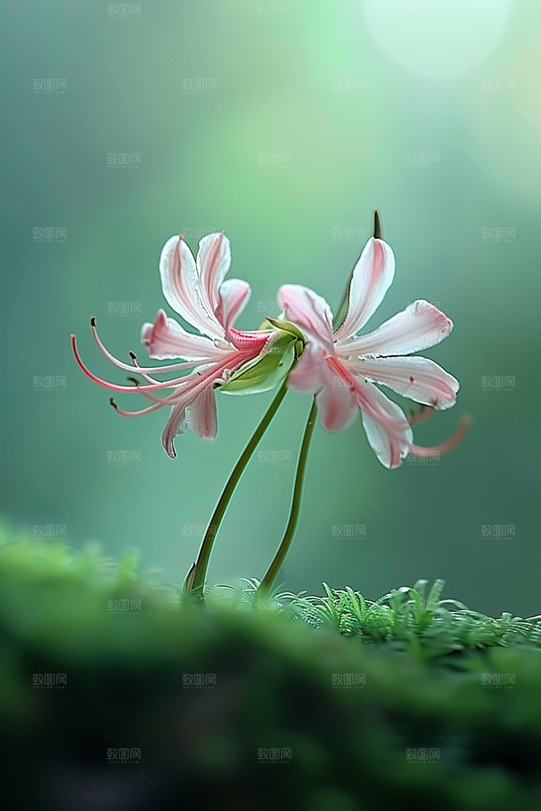 彼岸花石蒜曼殊沙华摄影图