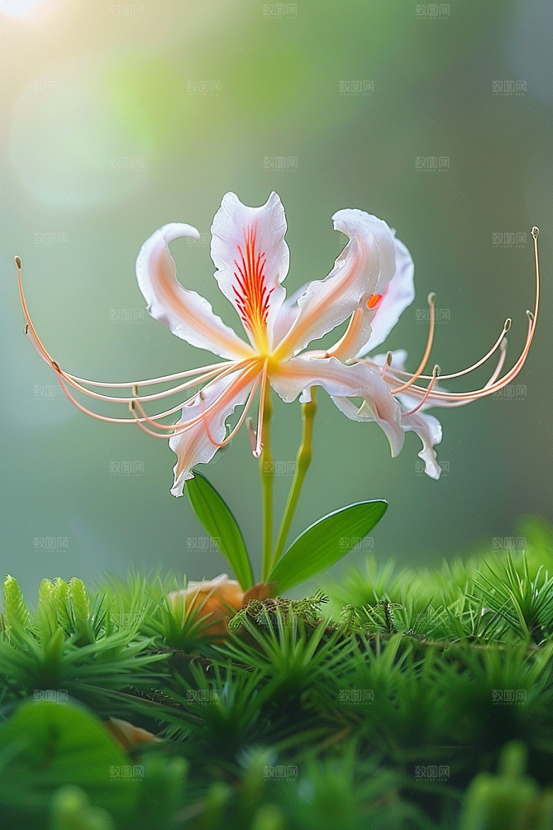 彼岸花植物唯美摄影图