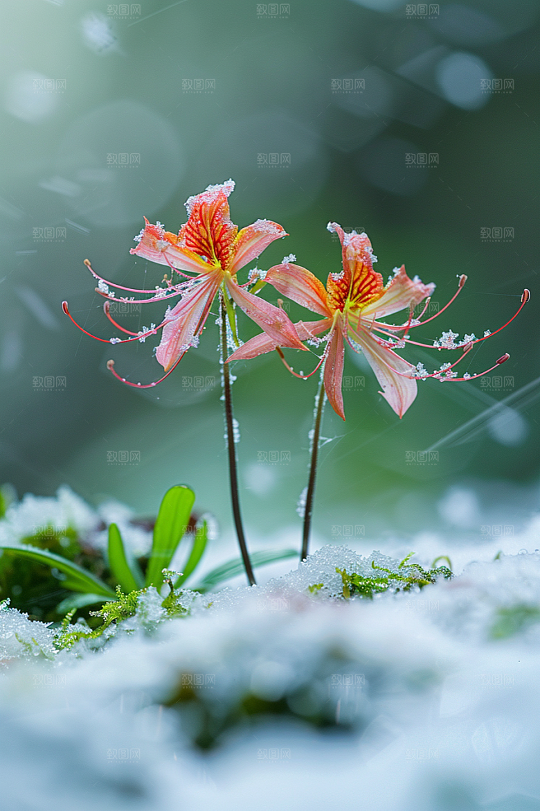 彼岸花曼殊沙华自然摄影图