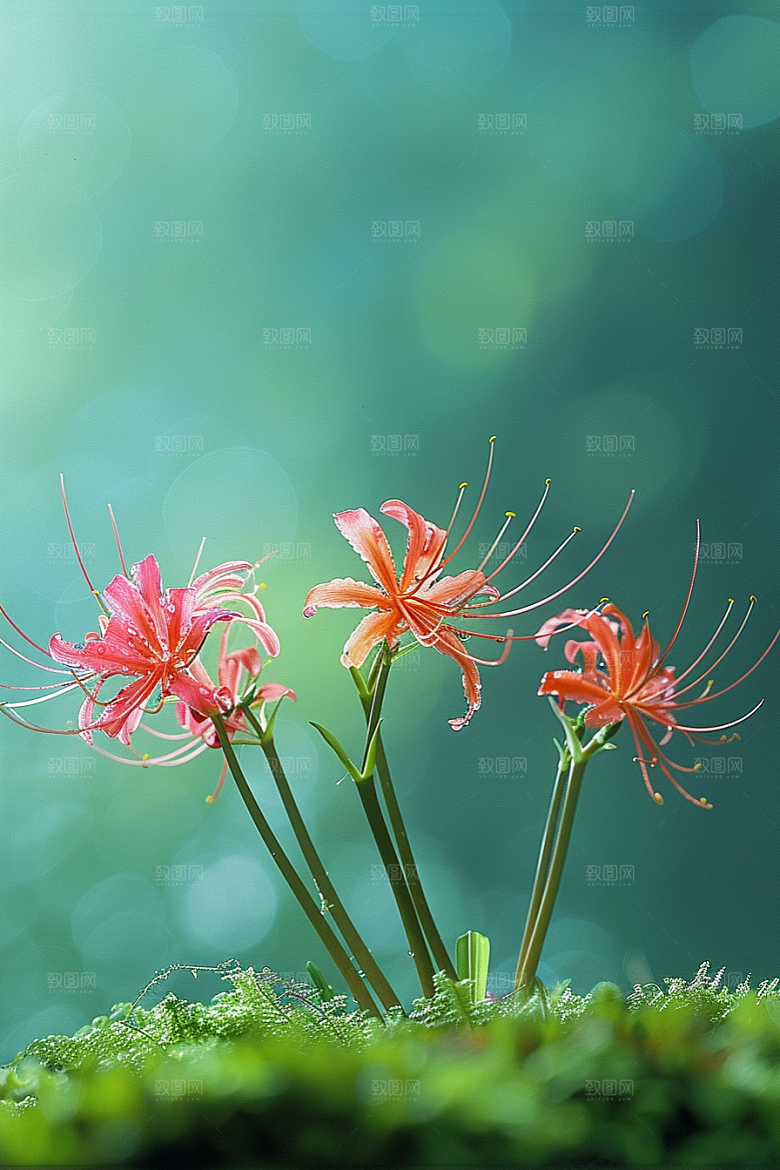 彼岸花花朵优雅摄影图
