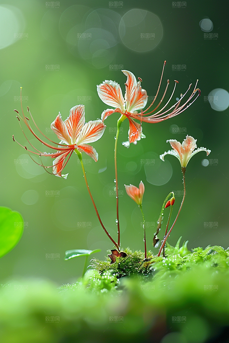 彼岸花特写自然摄影图