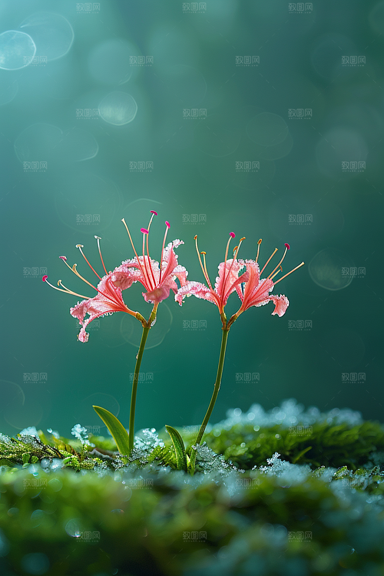 彼岸花冥界之花特写摄影图