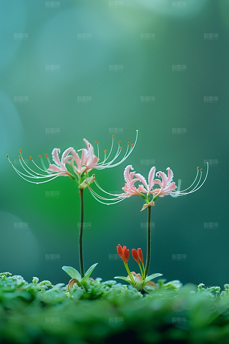 彼岸花冥界之花初夏摄影图