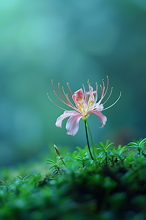 彼岸花花卉石蒜摄影图