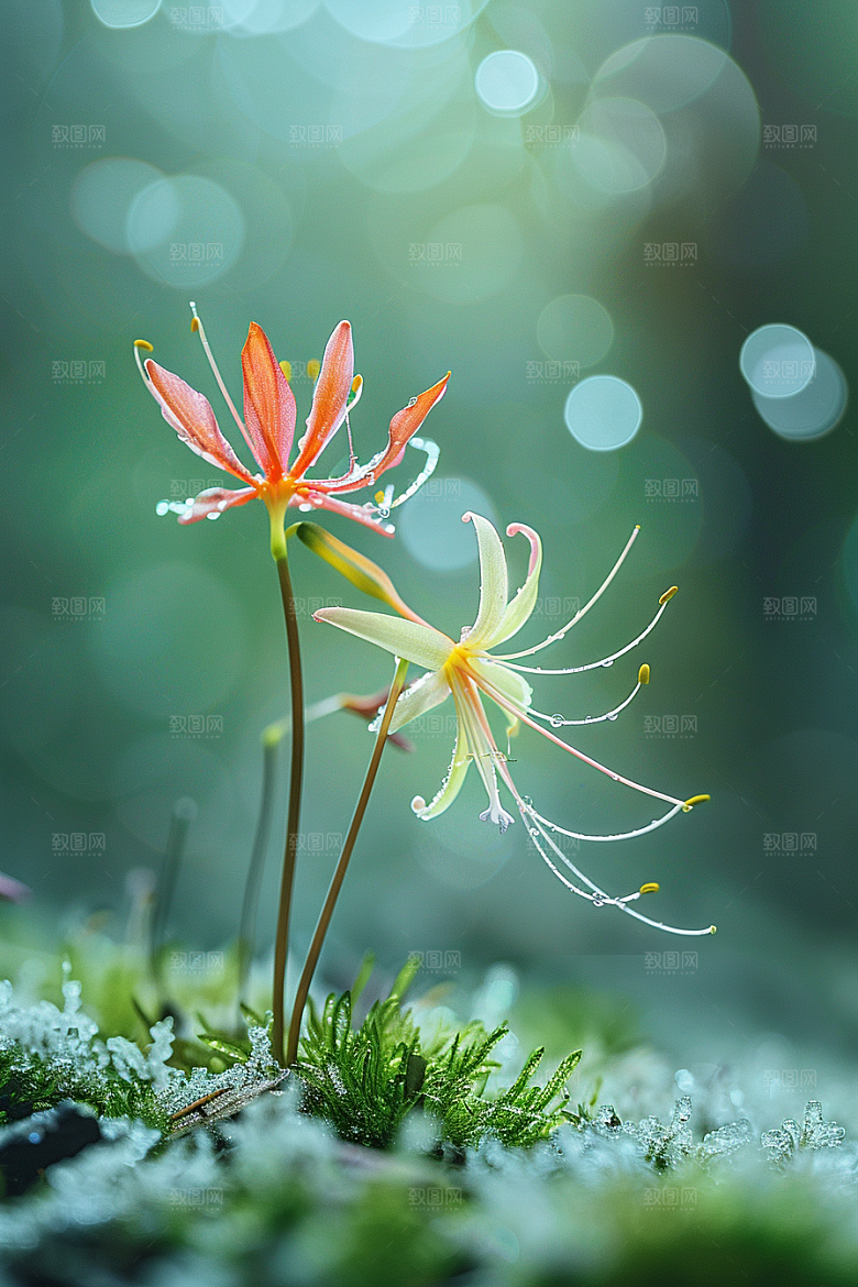 彼岸花曼殊沙华石蒜摄影图