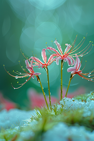 彼岸花植物石蒜摄影图
