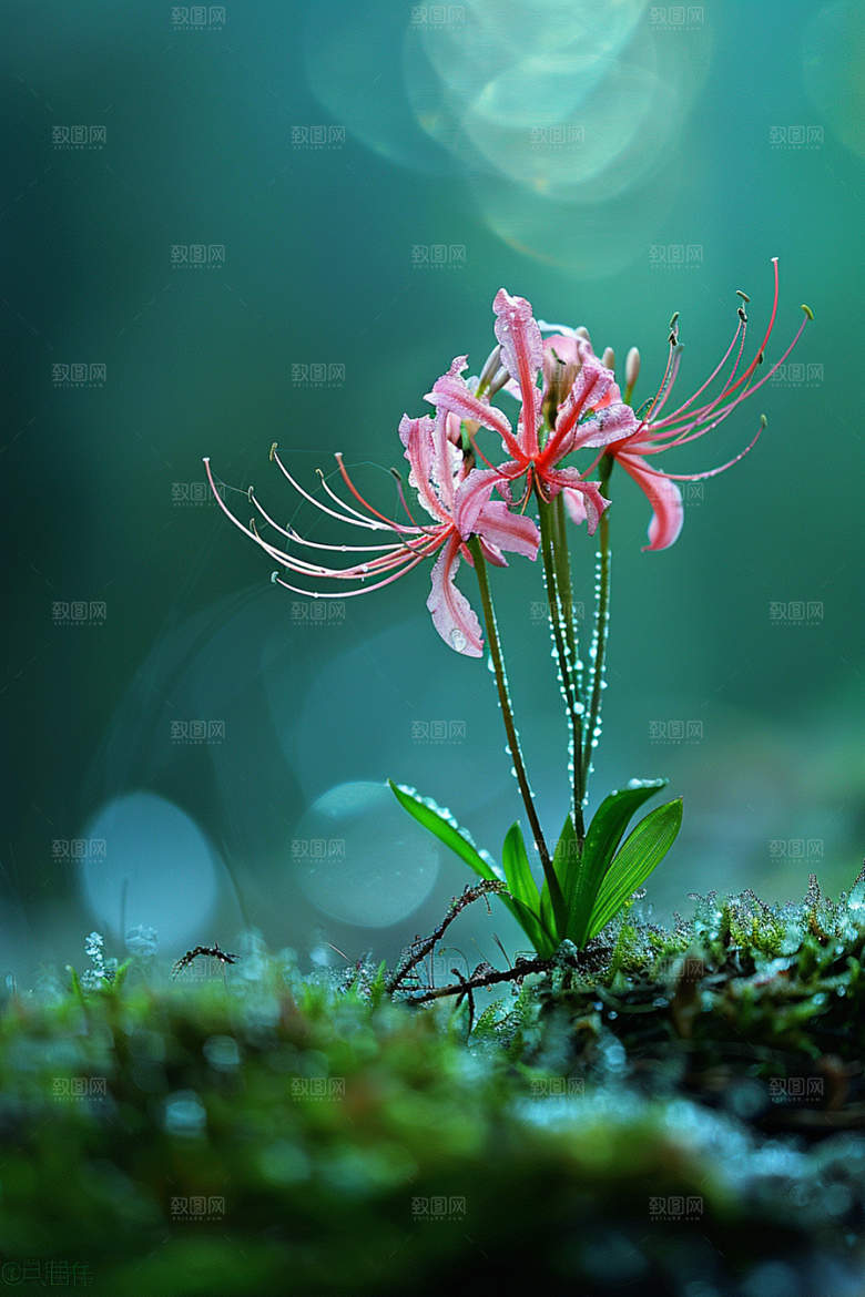 彼岸花花朵曼殊沙华摄影图