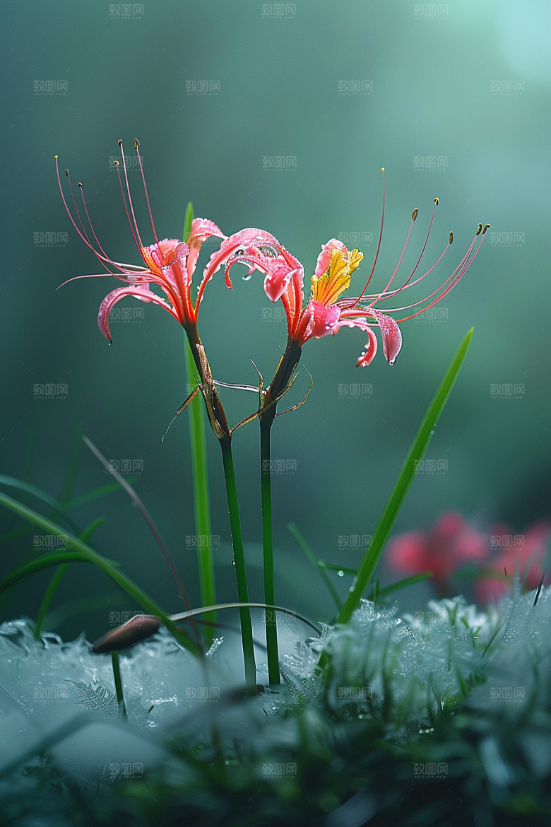 彼岸花冥界之花唯美摄影图
