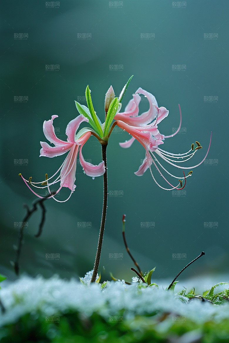 彼岸花植物优雅摄影图
