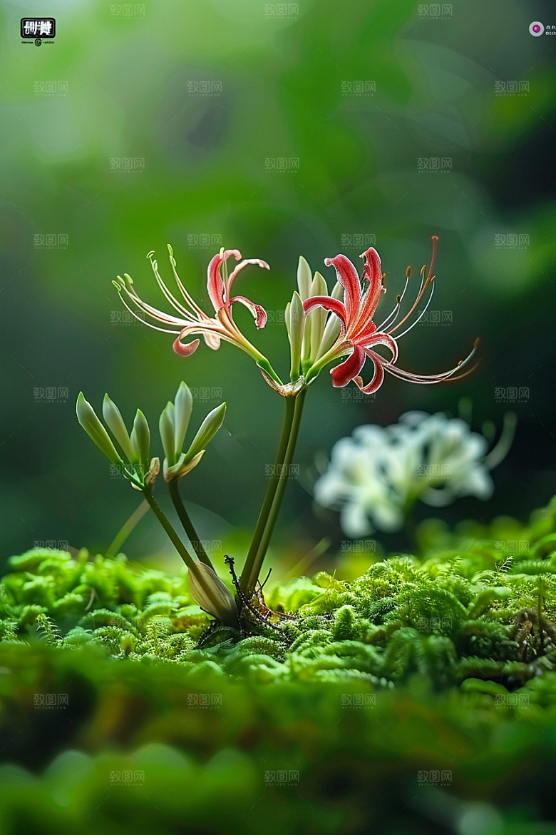 彼岸花冥界之花植物摄影图