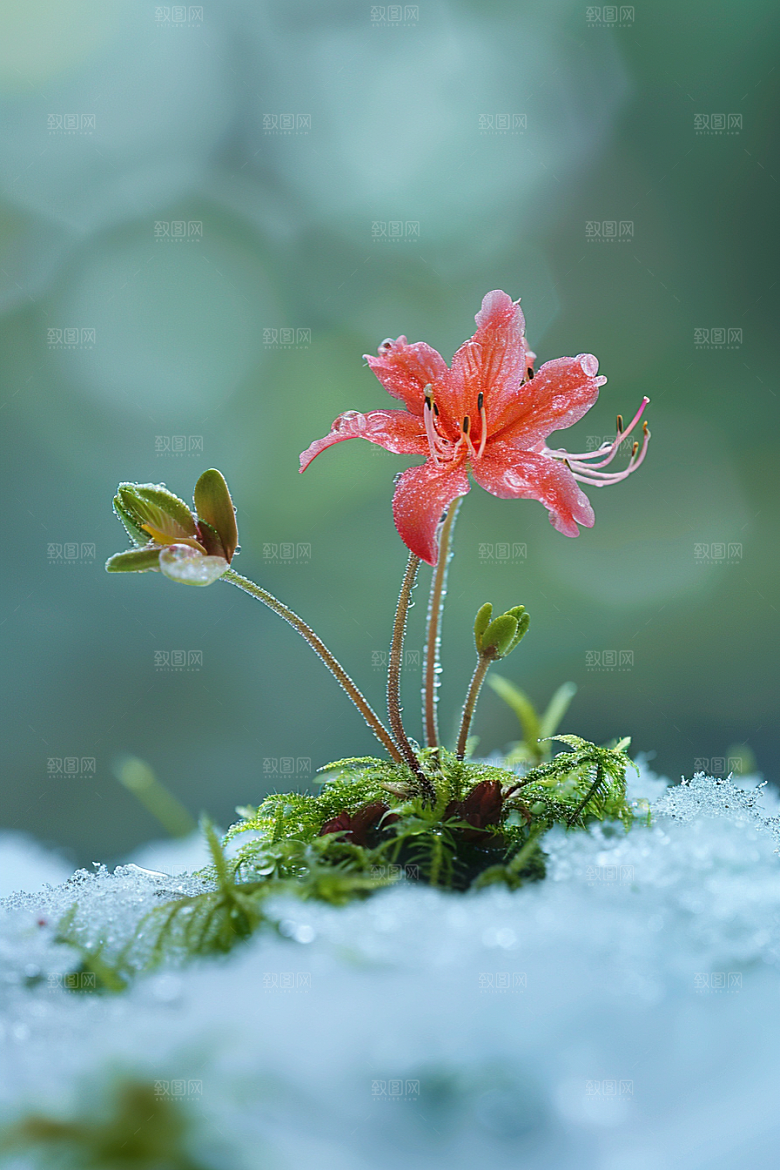 彼岸花花朵初夏摄影图